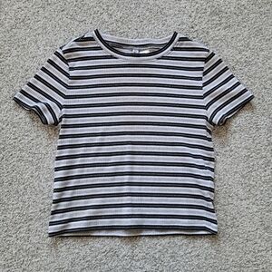 Striped Black and White T-Shirt